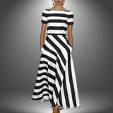 Dora | Robe Rayée Légère et Fluide
