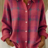 Ashley | Classique Carreaux Cardigan