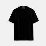 T-shirt Rayé O-Cou Classique Heavy Oude Geld