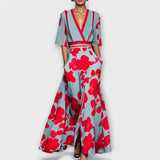 Isabela - Robe élégante avec motifs floraux