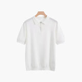 Brooks | polo en maille à manches courtes pour hommes avec demi-zip