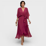 Arabella | Robe Silhouette Fluide avec Décolleté en V
