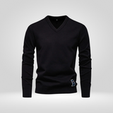 Pull Col V – Pull Tricoté Doux au Style Intemporel