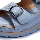 Sandales à Plateforme avec Double Boucle pour Femmes