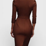Camilla | Robe Enveloppante Élégante Cintrée