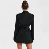 Patrícia - Robe blazer noire