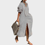 Marlene - Robe en lin de coton