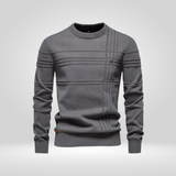 Pull Tricoté pour Homme – Pull Slim Fit en Mélange de Coton Respirant