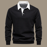 Cornelis™ Pull Classique pour Hommes avec Col Polo
