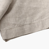 Isaiah | Chemise en Lin à Manches Courtes pour Hommes avec Poche Poitrine