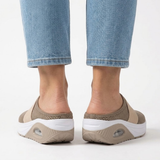 Baskets Mules à Enfiler avec Semelle Épaisse et Maille Respirante