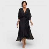Arabella | Robe Silhouette Fluide avec Décolleté en V