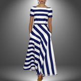 Dora | Robe Rayée Légère et Fluide