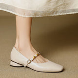 Zyra | Ballerines en Cuir Véritable