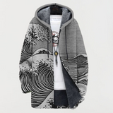 Lennox | Manteau à Motif Vague