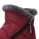 Bottes en coton mi-mollet pour femmes, chaudes pour l’hiver