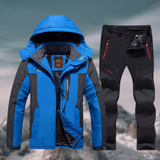 Ensemble d'hiver pour hommes - Imperméable, doublé en polaire et idéal pour les aventures en plein air