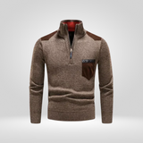 Pull Tricoté pour Hommes – Pull d'Hiver Doux avec Coupe Confortable