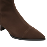 Bottines Femme Grande Taille à Bout Pointu et Coupe Élancée