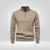Pull à demi-zip – Pull zip-up tendance pour style et confort