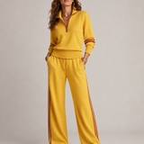 Ensemble Pantalon zip mi-haut pour femmes