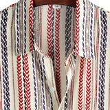 Chemise d'été à motif rayé