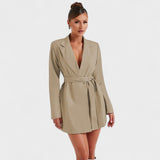 Patrícia - Robe blazer noire