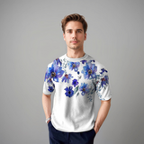 Damiano | Chemise Florale à Manches Courtes pour Hommes