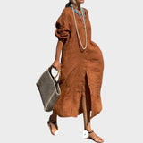 Marlene - Robe en lin de coton