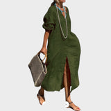 Marlene - Robe en lin de coton
