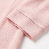 Robe Midi Ample à Manches Courtes et Superpositions pour Femmes