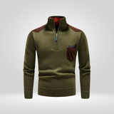 Pull Tricoté pour Hommes – Pull d'Hiver Doux avec Coupe Confortable