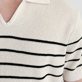 Polo pour hommes à rayures avec manches courtes – Intemporel &amp; Polyvalent