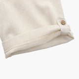 Thiago | Chemise Polo d'Été pour Hommes en Lin avec Poche Poitrine