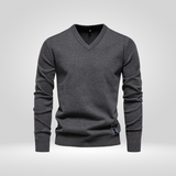 Pull Col V – Pull Tricoté Doux au Style Intemporel
