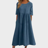 Catarina - Robe en coton flatteuse