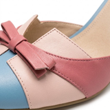 Chaussures à Talons Hauts avec Bride Cheville et Nœud Décoratif