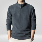 Pull Fleece avec Fermeture Éclair pour Hommes – Design Chaud et Confortable