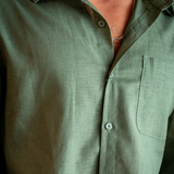 Kai | Chemise en Lin à Manches Longues Légère pour Hommes d'Été