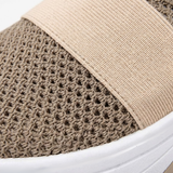 Baskets Mules à Enfiler avec Semelle Épaisse et Maille Respirante