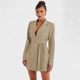 Patrícia - Robe blazer noire