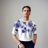 Damiano | Chemise Florale à Manches Courtes pour Hommes