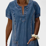 Julia - Robe en jean doux