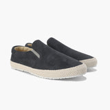 Jacob | Espadrille Élégante pour Hommes en Suède avec Semelle en Jute