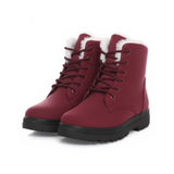 Bottines de Neige d’Hiver Crestar pour Femmes, Chaudes et Doublées de Fourrure