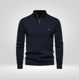 Pull à demi-zip – Pull zip-up tendance pour style et confort
