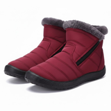 Bottes en coton mi-mollet pour femmes, chaudes pour l’hiver