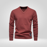 Pull Col V – Pull Tricoté Doux au Style Intemporel