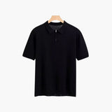 Brooks | polo en maille à manches courtes pour hommes avec demi-zip