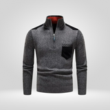 Pull Tricoté pour Hommes – Pull d'Hiver Doux avec Coupe Confortable